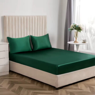 Silky Soft Polyester Bed Linen Fitted Sheet Factory