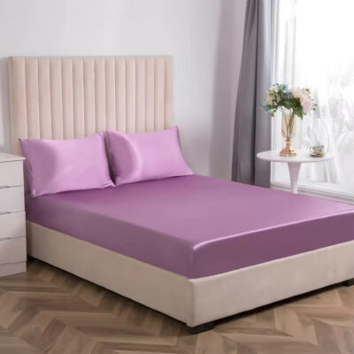 Silky Soft Polyester Bed Linen Fitted Sheet Factory