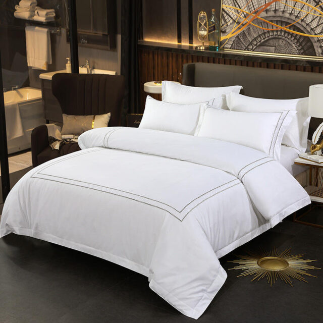 Modern Design Premium Hotel Bed Linen for Luxury Hotels (7) New Design High-Quality Hotel Bed Linen Factory