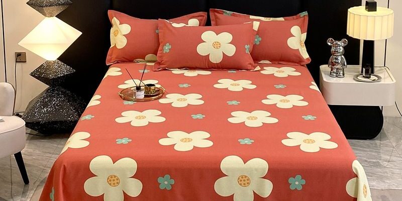 Modern Home Bed Sheet with Elegant and Soft Design (8) Modern Home Bed Linen Bed Sheet Supplier