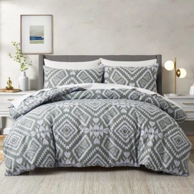 Floral Pattern Breathable Bed Linen Duvet Cover for Bedroom
