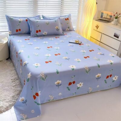 Simple Home Printed Bed Linen Bed Sheet Supplier
