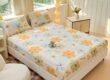 Brushed Microfiber Printed Bed Linen Fitted Sheet Factory