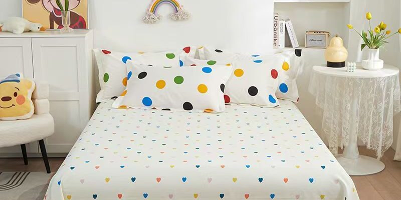 Soft and Durable Cotton Bed Sheet for Home Use (2) High-Quality Home Cotton Bed Linen Bed Sheet Manufacturer