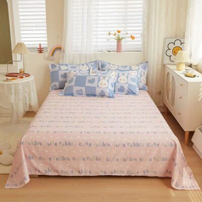 High-Quality Home Cotton Bed Linen Bed Sheet Manufacturer